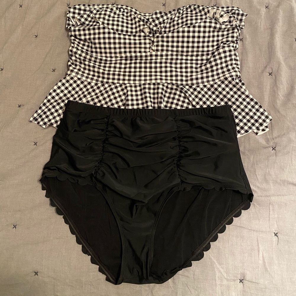 Torrid high waisted tankini set